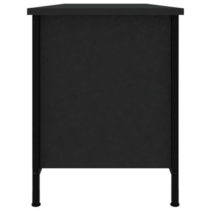 TV-skab Sort 102x35x45 cm Træ Materiale