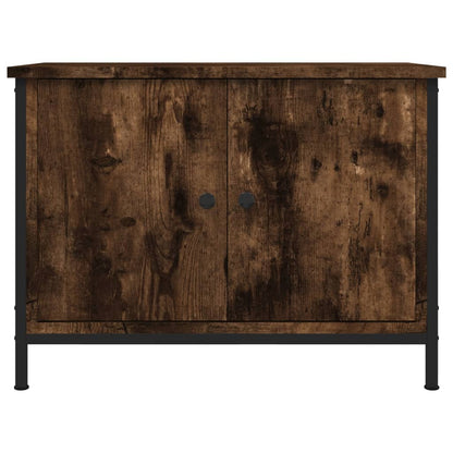 TV-Schrank mit Türen Räuchereiche 60x35x45 cm Holzwerkstoff