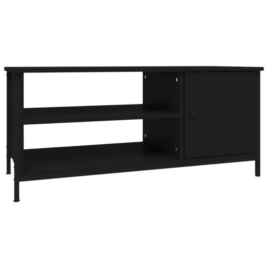 TV-skab Sort 100x40x45 cm Træ Materiale