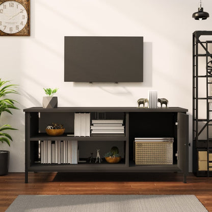 TV-skab Sort 100x40x45 cm Træ Materiale