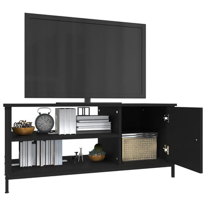 TV-skab Sort 100x40x45 cm Træ Materiale