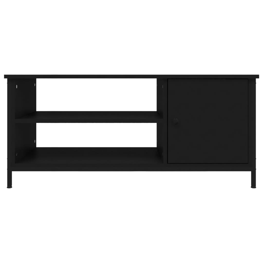 TV-skab Sort 100x40x45 cm Træ Materiale