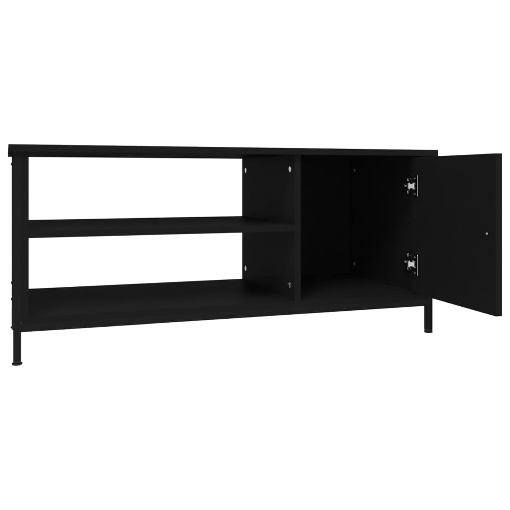 TV-skab Sort 100x40x45 cm Træ Materiale