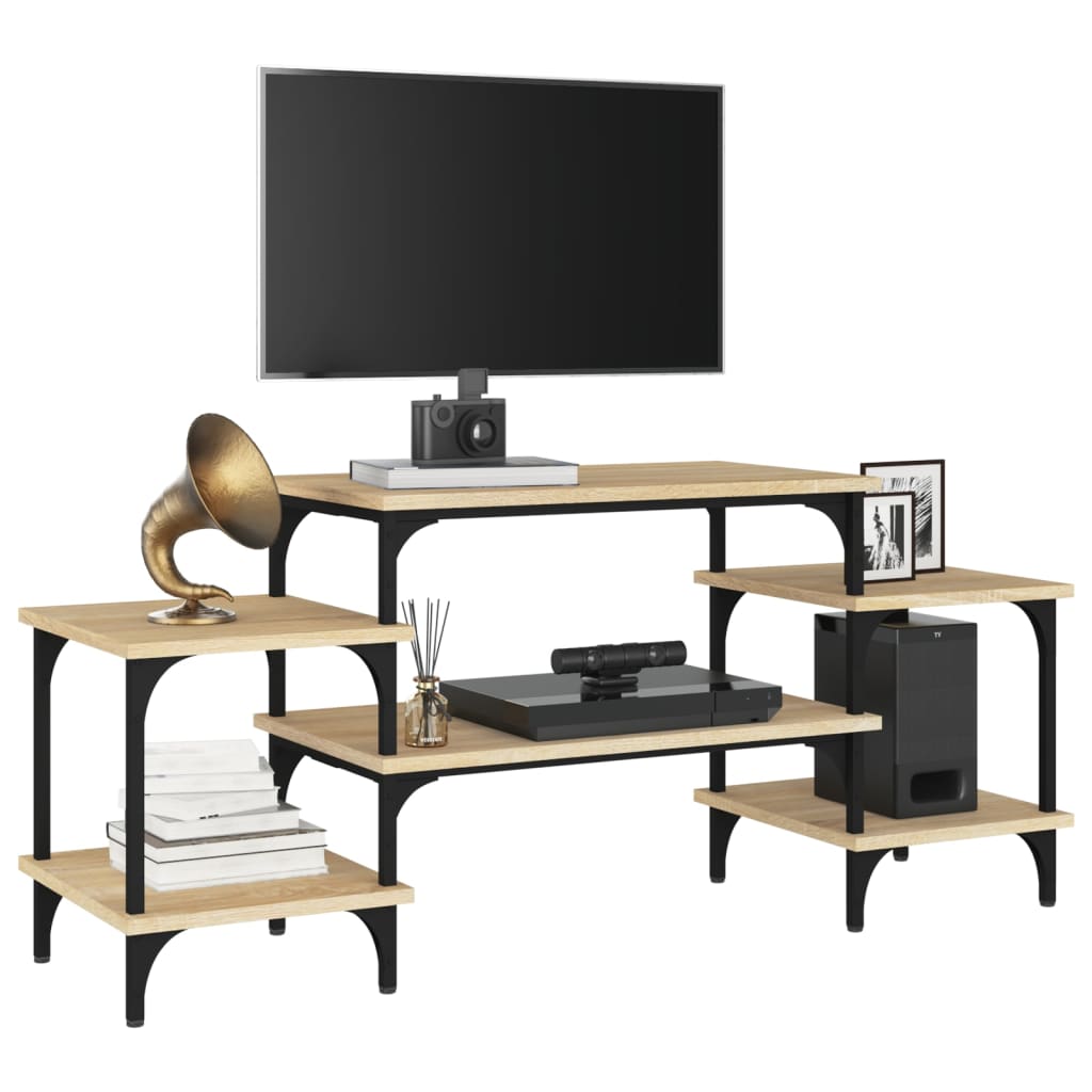 Tv-møbel Sonoma eg 117x35x52 cm træmateriale