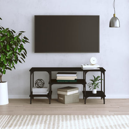 TV-skab Sort 102x35x45,5 cm Træ Materiale
