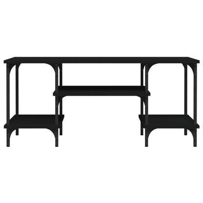 TV-skab Sort 102x35x45,5 cm Træ Materiale