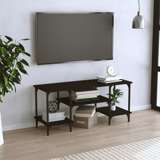TV-skab Sort 102x35x45,5 cm Træ Materiale