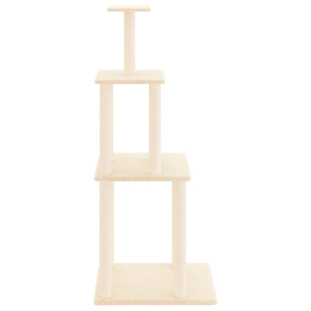 Kradsestolpe med sisal kradsestolpe creme 149 cm