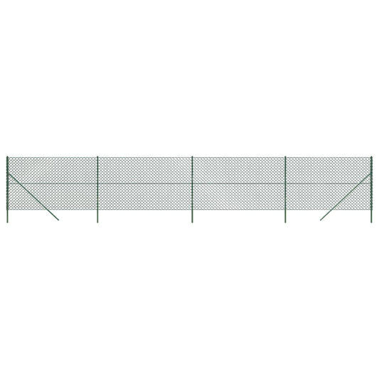 Maschendrahtzaun Grün 1,4x10 m