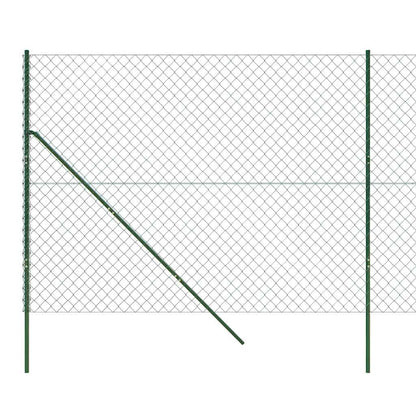 Maschendrahtzaun Grün 1,4x10 m