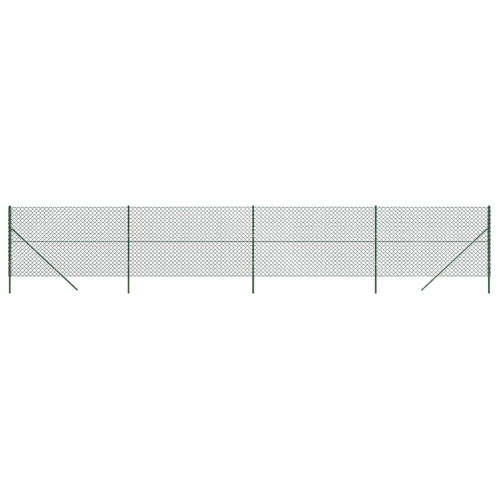 Maschendrahtzaun Grün 1,6x10 m
