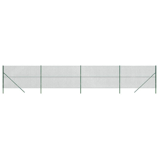 Maschendrahtzaun Grün 1,6x10 m