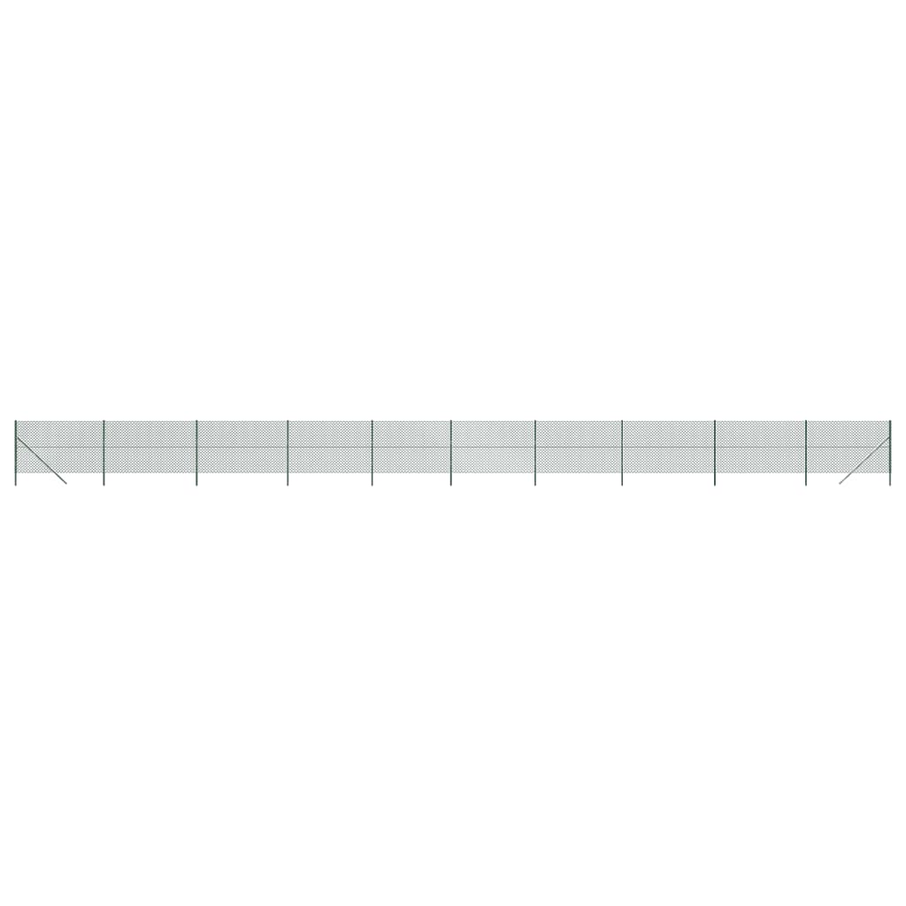 Maschendrahtzaun Grün 1,4x25 m