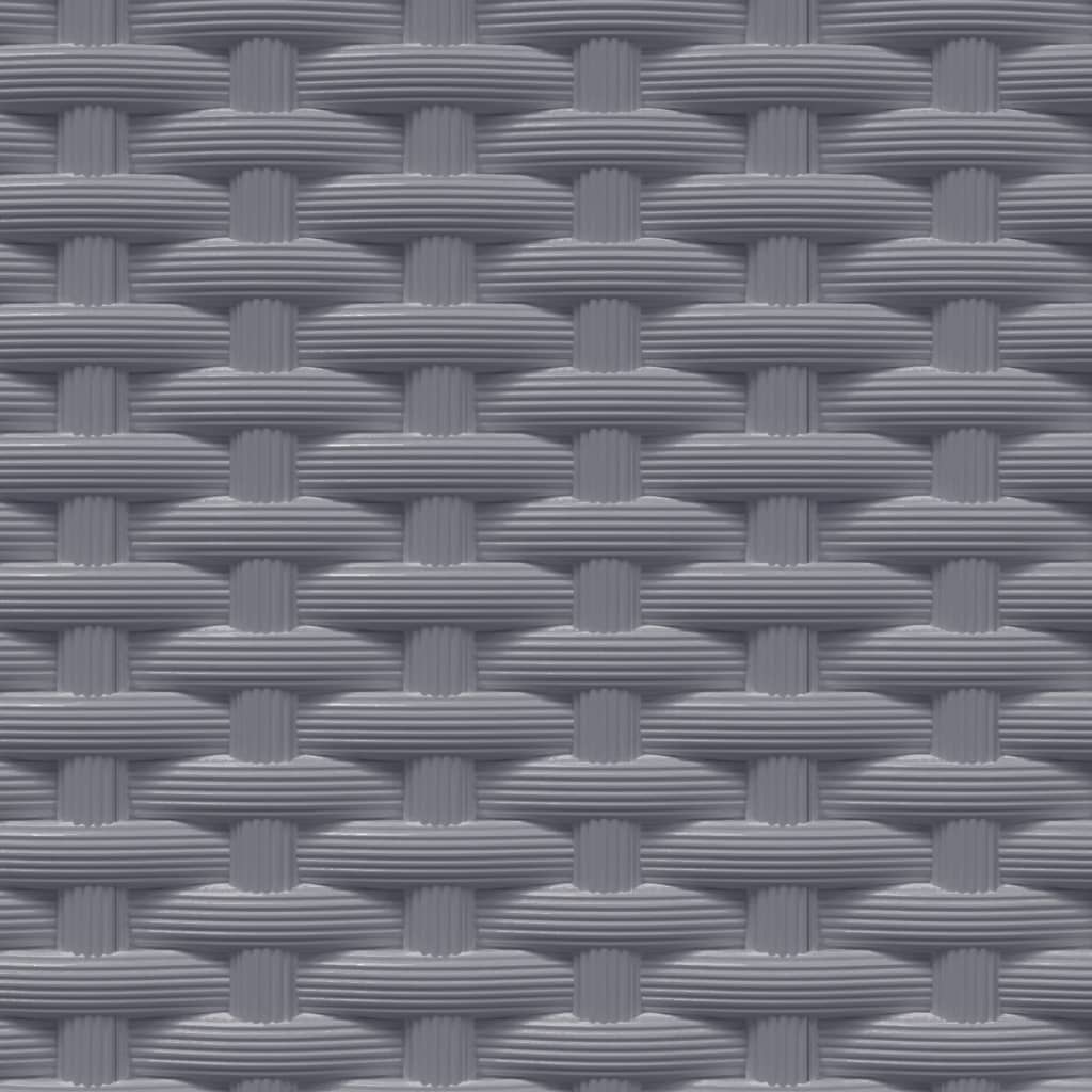 Pflanzkübel 2 Stk. Blaugrau 30x30x37 cm Polypropylen