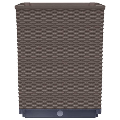 Pflanzkübel 4 Stk. Braun 30x30x37 cm Polypropylen