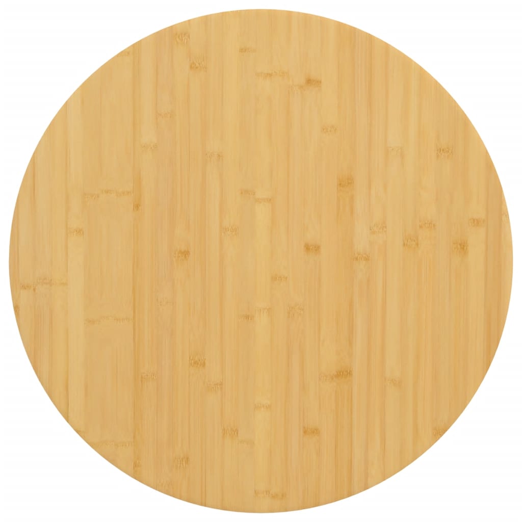 Tischplatte Ø60x2,5 cm Bambus