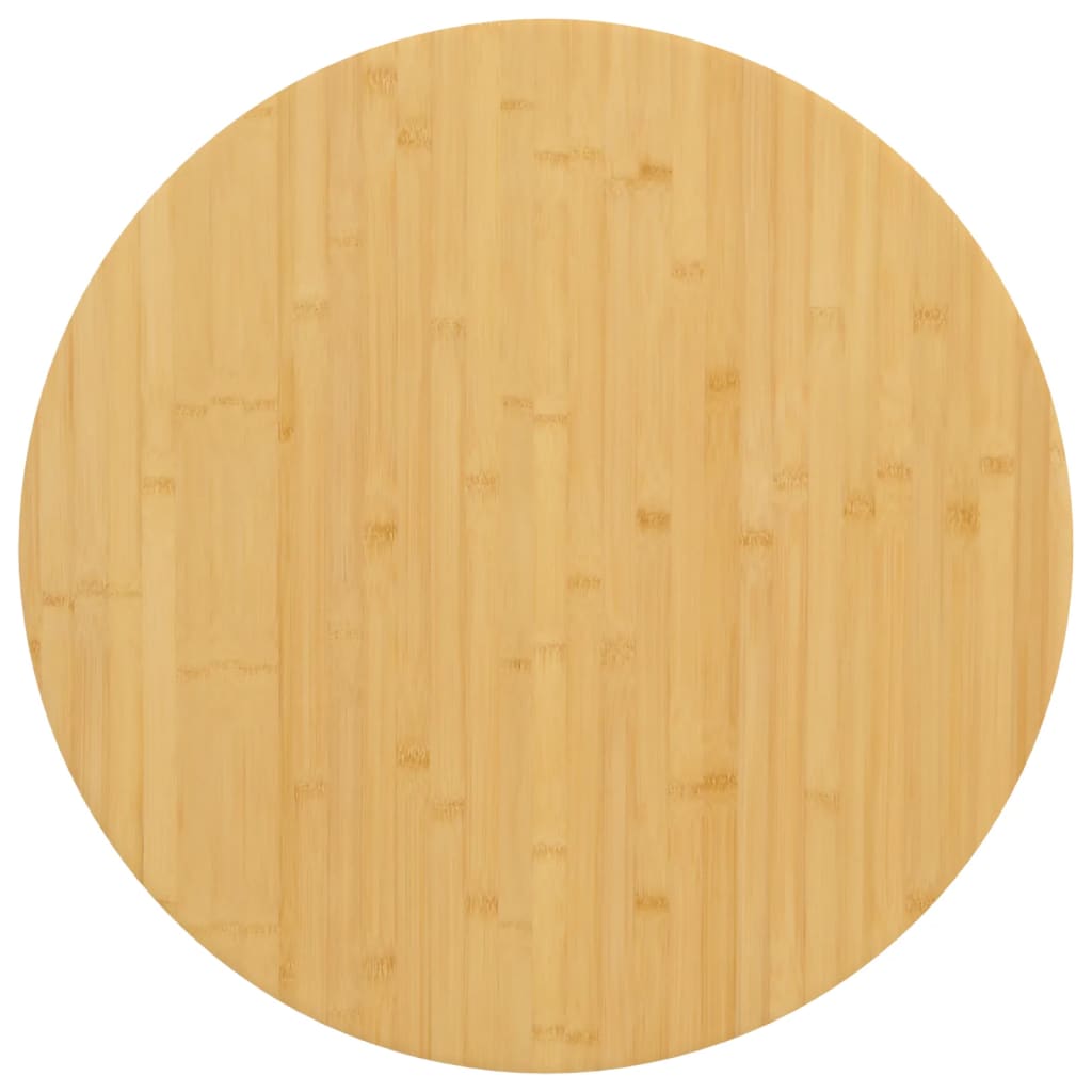 Tischplatte Ø70x2,5 cm Bambus