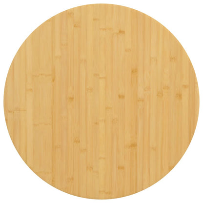 Tischplatte Ø80x2,5 cm Bambus