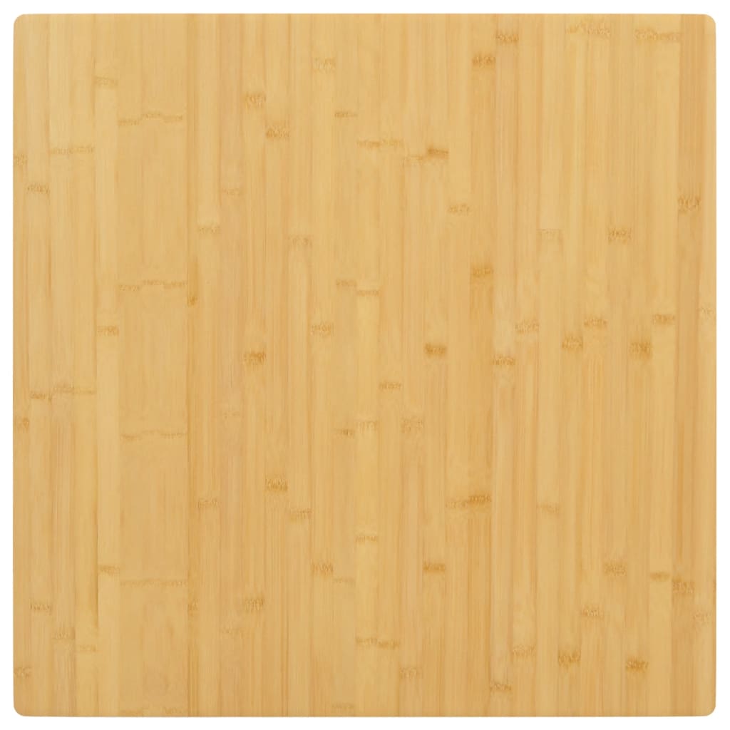 Tischplatte 70x70x1,5 cm Bambus