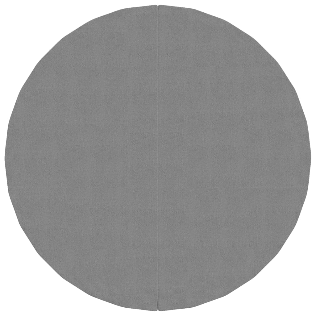 Pool-Bodentuch Hellgrau Ø244 cm Polyester Geotextil