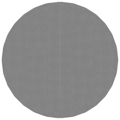 Pool-Bodentuch Hellgrau Ø244 cm Polyester Geotextil