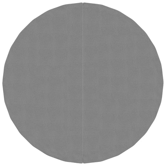 Pool-Bodentuch Hellgrau Ø244 cm Polyester Geotextil