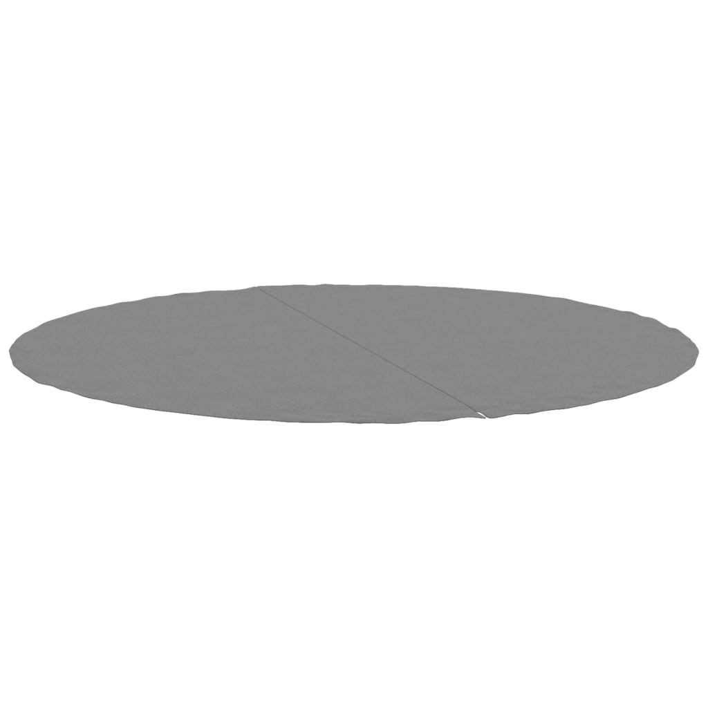 Pool-Bodentuch Hellgrau Ø244 cm Polyester Geotextil