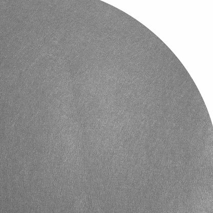 Pool-Bodentuch Hellgrau Ø244 cm Polyester Geotextil