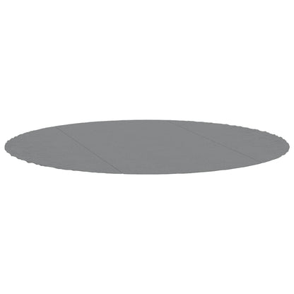 Pool-Bodentuch Hellgrau Ø366 cm Polyester Geotextil