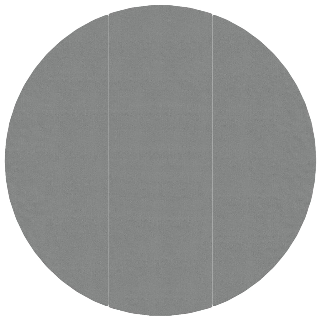 Pool-Bodentuch Hellgrau Ø396 cm Polyester Geotextil