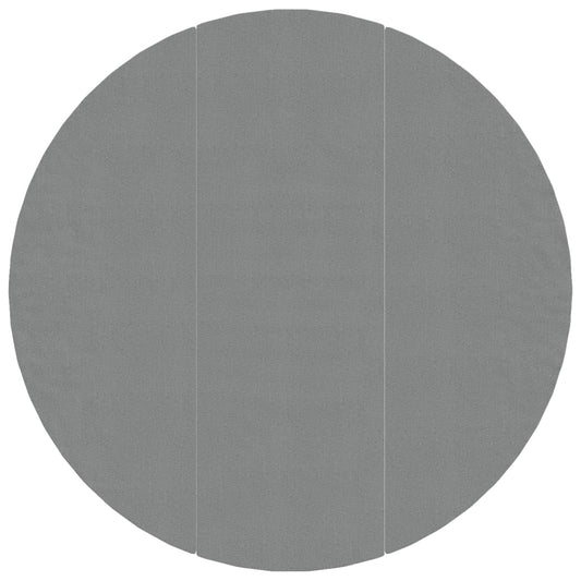 Pool-Bodentuch Hellgrau Ø396 cm Polyester Geotextil