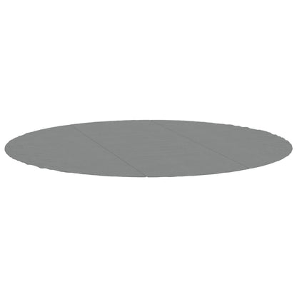 Pool-Bodentuch Hellgrau Ø396 cm Polyester Geotextil
