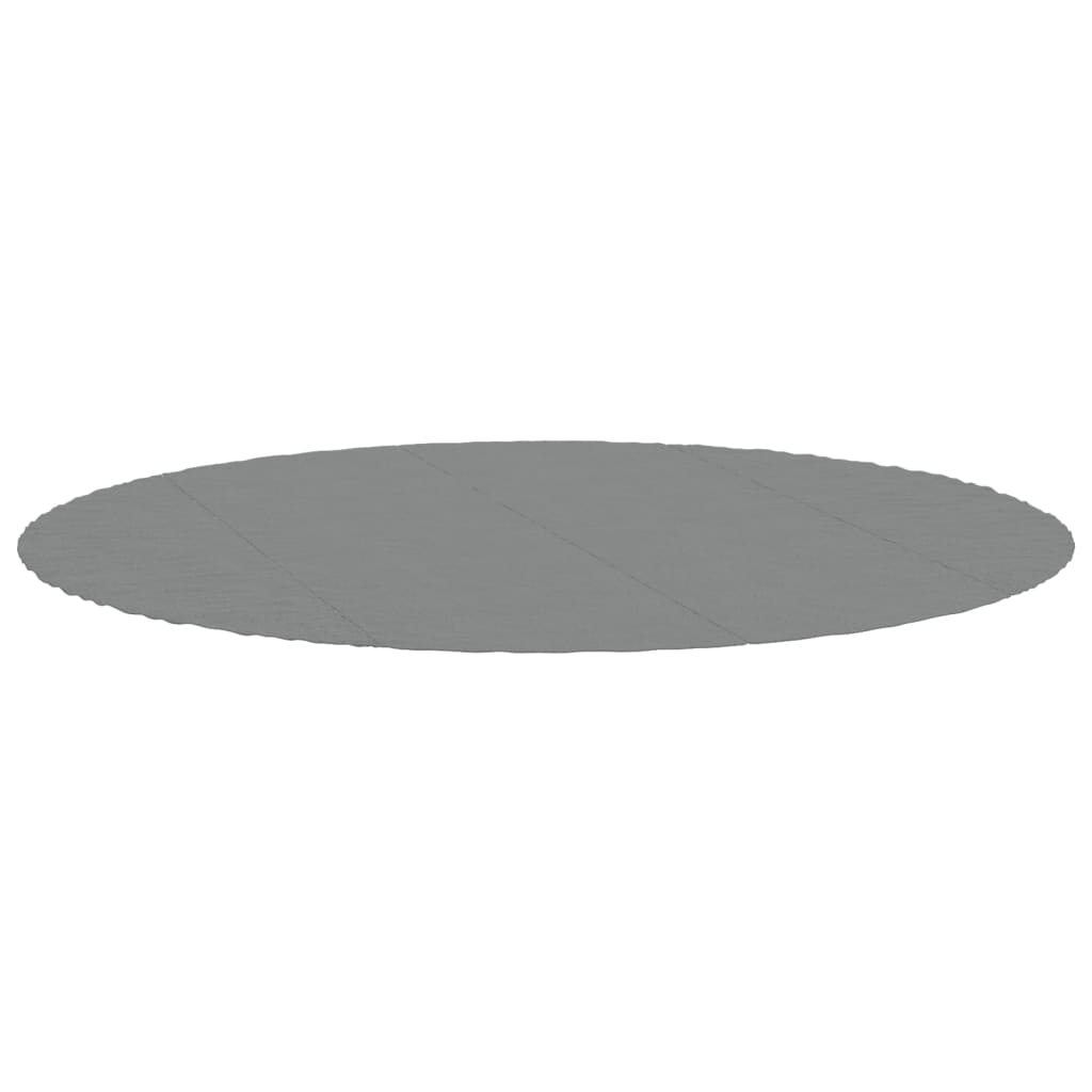 Pool-Bodentuch Hellgrau Ø458 cm Polyester Geotextil