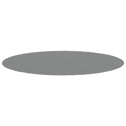 Pool-Bodentuch Hellgrau Ø458 cm Polyester Geotextil