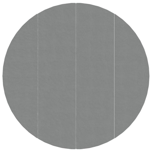 Pool-Bodentuch Hellgrau Ø500 cm Polyester Geotextil