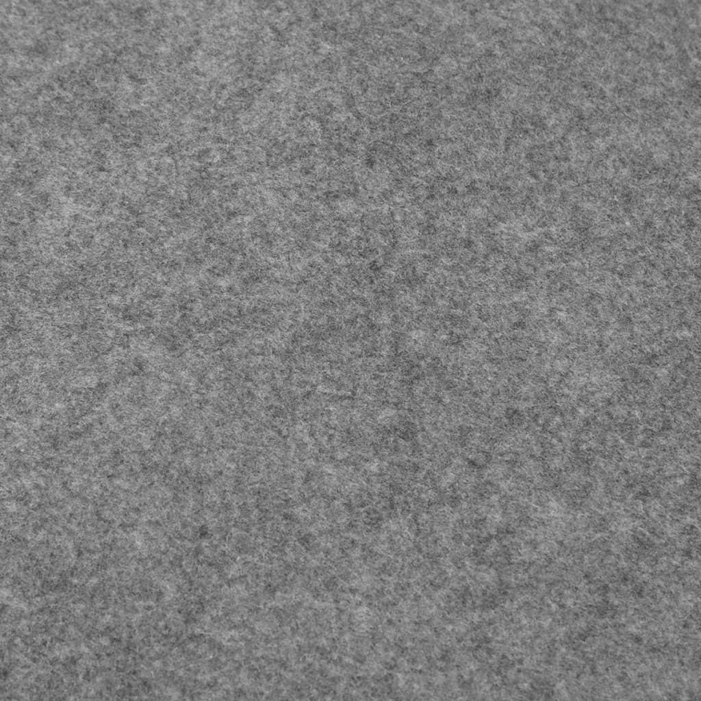 Pool-Bodentuch Hellgrau Ø500 cm Polyester Geotextil