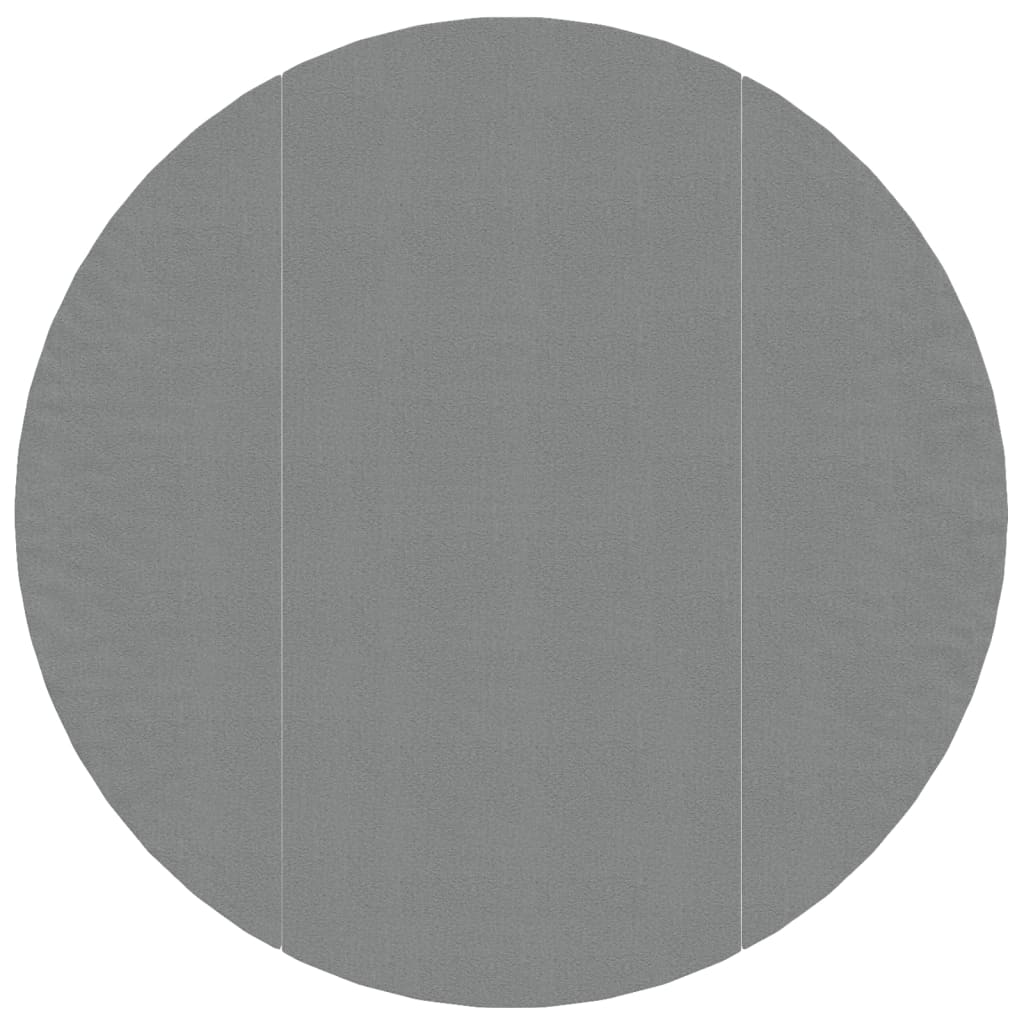 Pool-Bodentuch Hellgrau Ø306 cm Polyester Geotextil