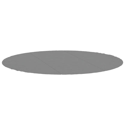 Pool-Bodentuch Hellgrau Ø396 cm Polyester Geotextil