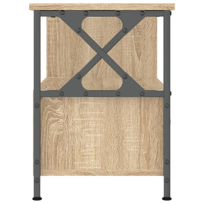 TV-Schrank Sonoma-Eiche 90x33x45 cm Holzwerkstoff & Eisen