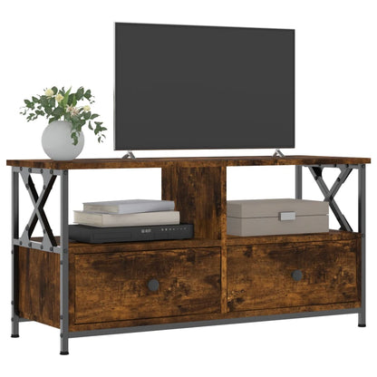 TV-Schrank Sonoma-Eiche 90x33x45 cm Holzwerkstoff & Eisen