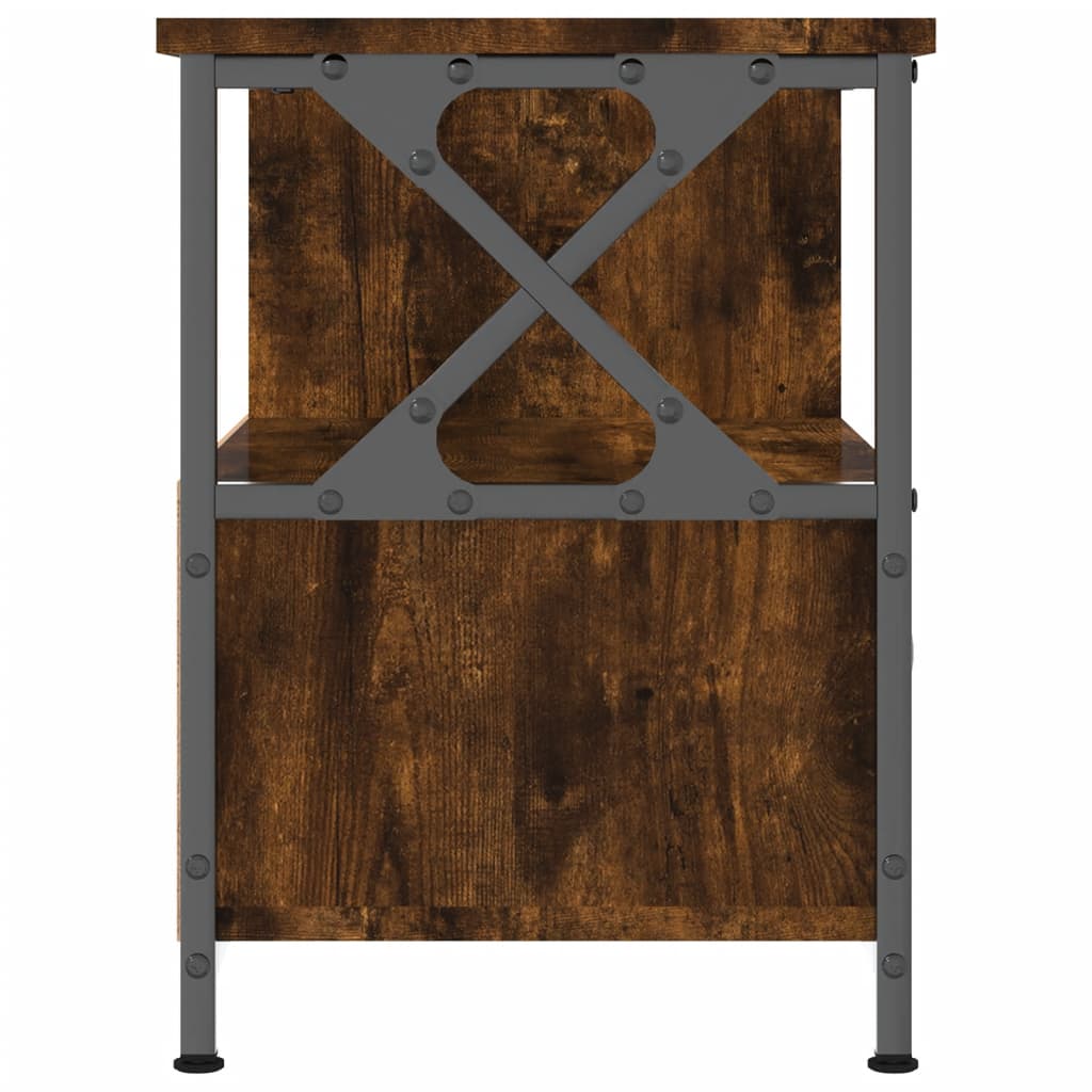 TV-Schrank Sonoma-Eiche 90x33x45 cm Holzwerkstoff & Eisen