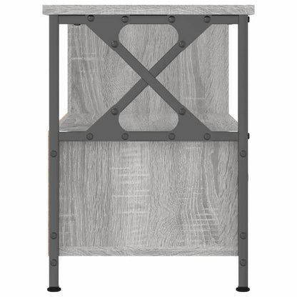 TV-Schrank Grau Sonoma 90x33x45 cm Holzwerkstoff & Eisen
