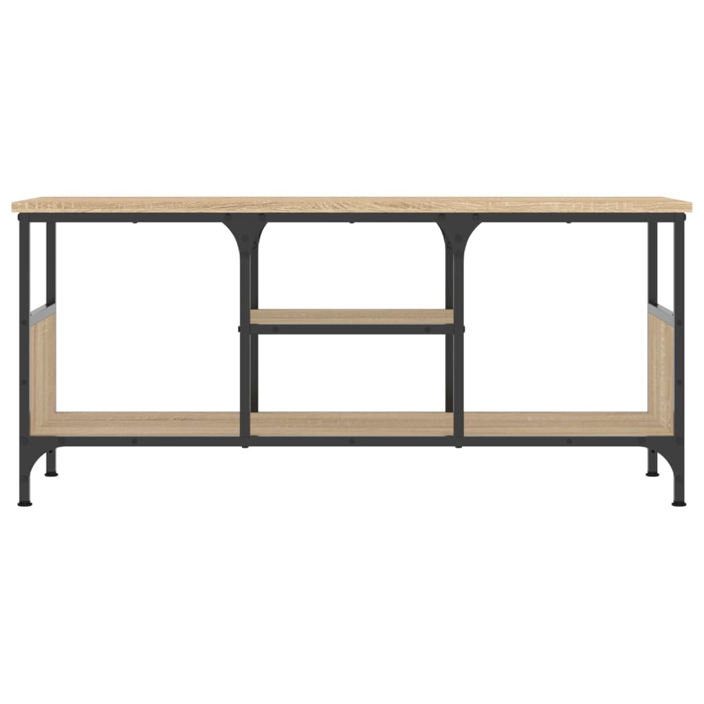 TV-Schrank Sonoma-Eiche 100x35x45 cm Holzwerkstoff & Eisen