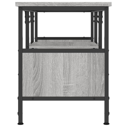 TV-Schrank Grau Sonoma 100x35x45 cm Holzwerkstoff & Eisen