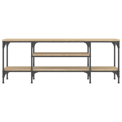 TV-Schrank Sonoma-Eiche 121x35x45 cm Holzwerkstoff & Eisen