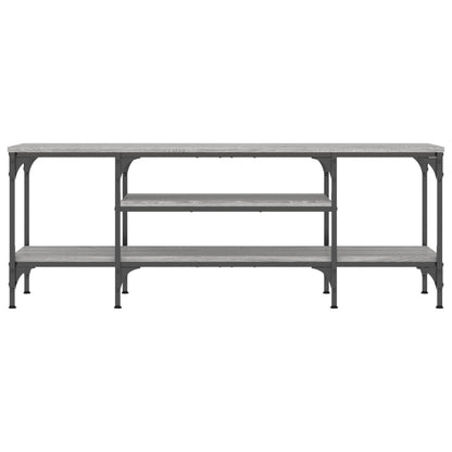 TV-Schrank Grau Sonoma 121x35x45 cm Holzwerkstoff & Eisen