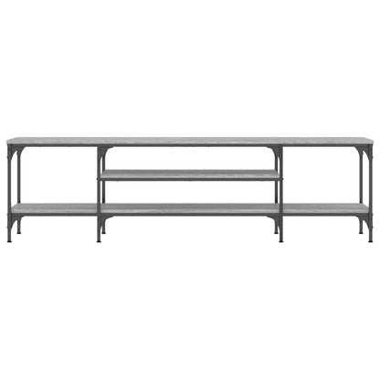 TV-Schrank Grau Sonoma 161x35x45 cm Holzwerkstoff & Eisen