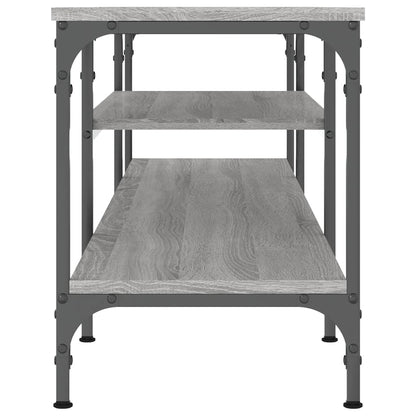 TV-Schrank Grau Sonoma 161x35x45 cm Holzwerkstoff & Eisen