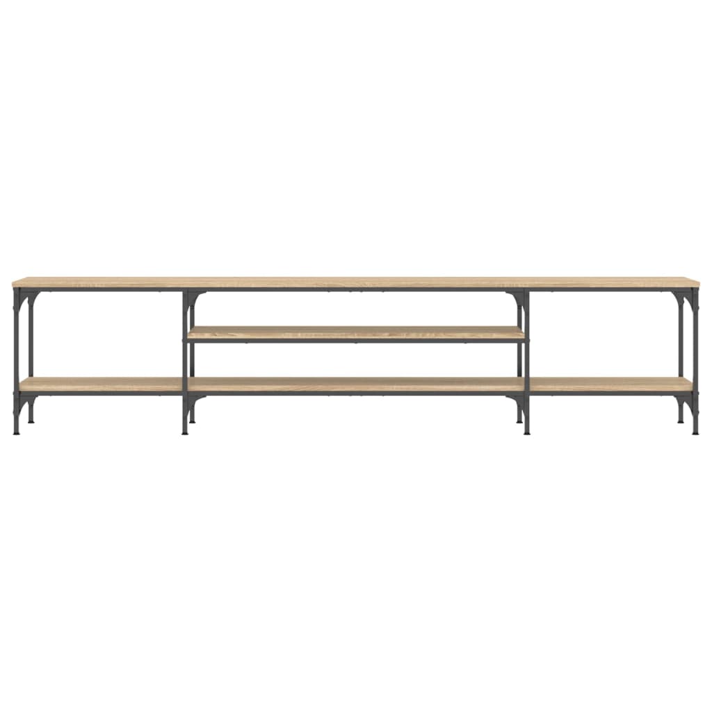 TV-Schrank Sonoma-Eiche 201x35x45 cm Holzwerkstoff & Eisen