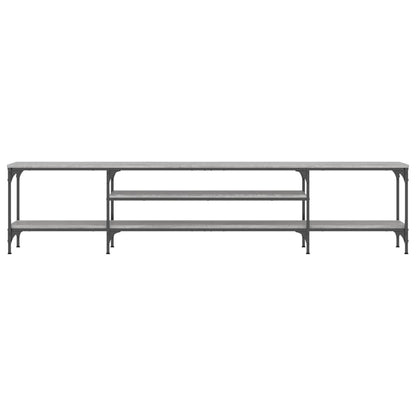TV-Schrank Grau Sonoma 201x35x45 cm Holzwerkstoff & Eisen